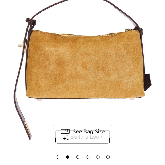 Suede Hobo Bag in Gold
VERAFIED - Picture 2 of 3